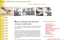 Desktop Screenshot of kestersnursery.com